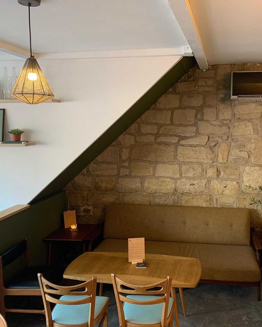 A view inside the bar